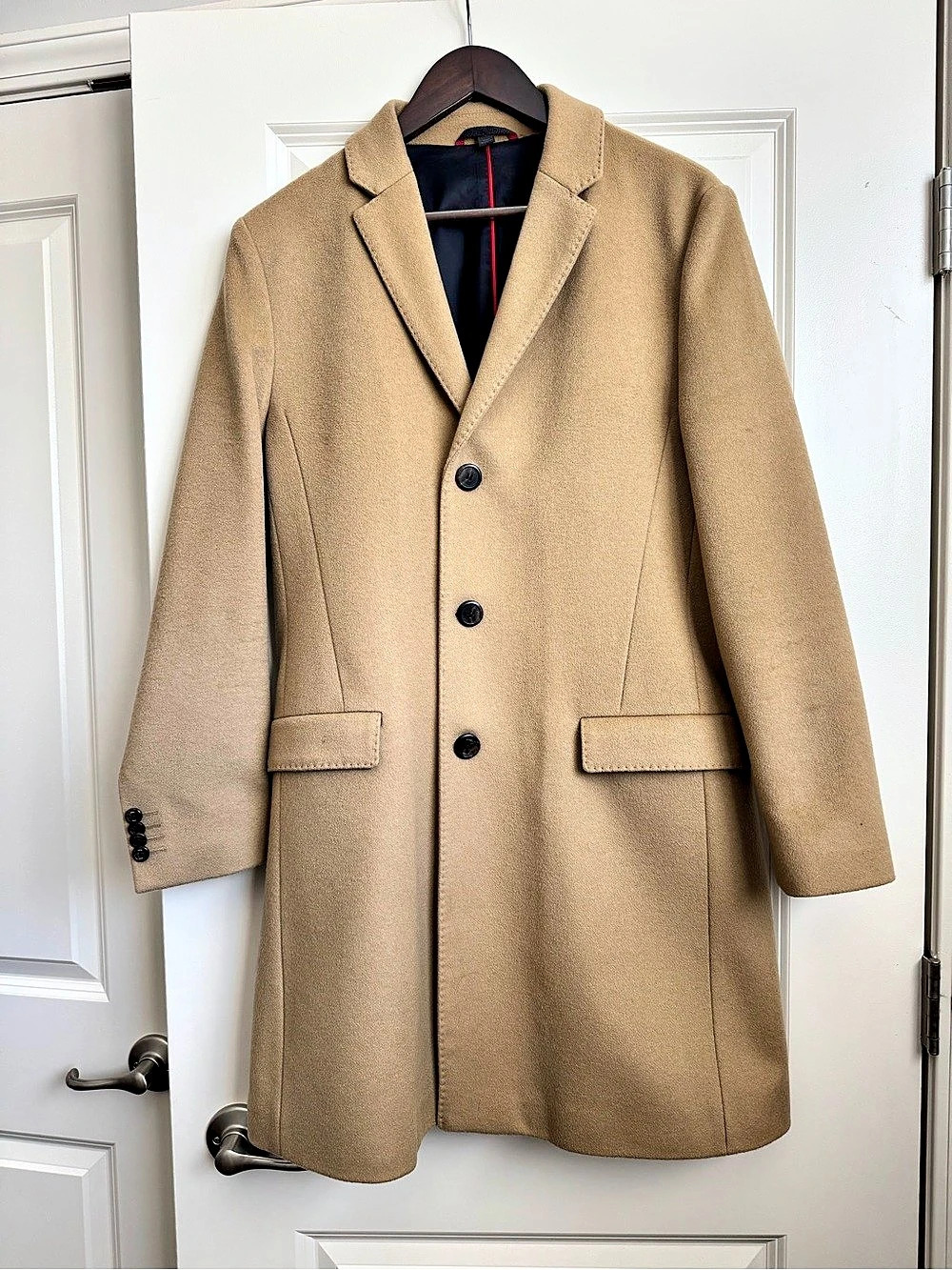 HUGO BOSS Men's Wool-Cashmere Coat Size 38R
